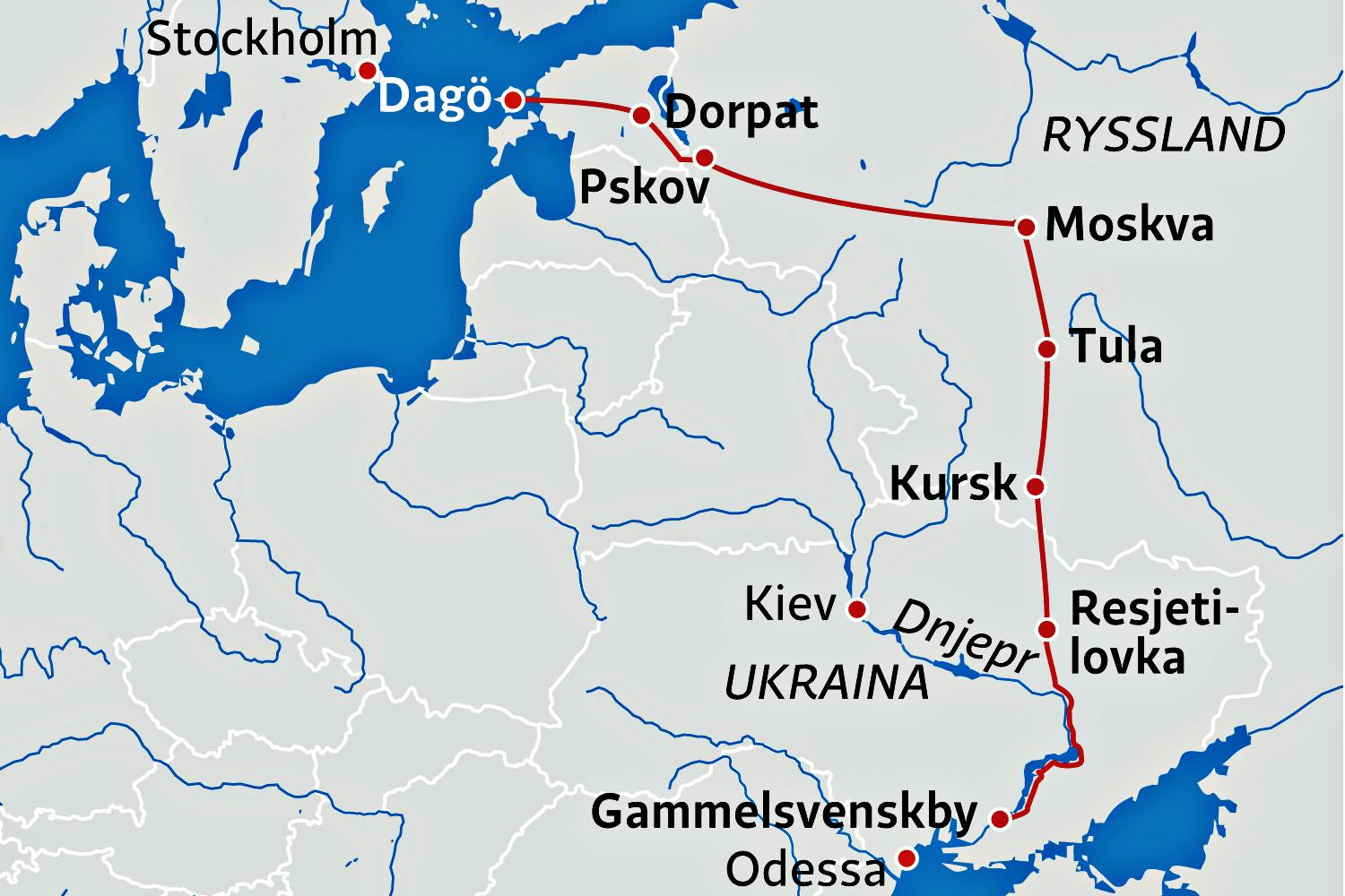 gammalsvenskby marschen fran dago till ukraina 1780